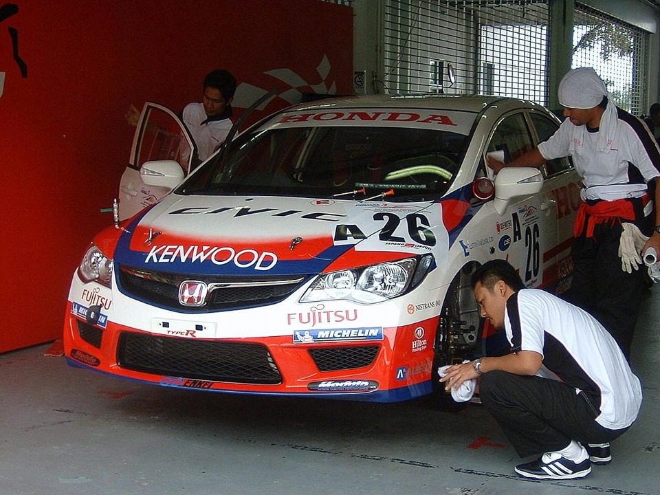 Civic TypeR FD2 на треке 2