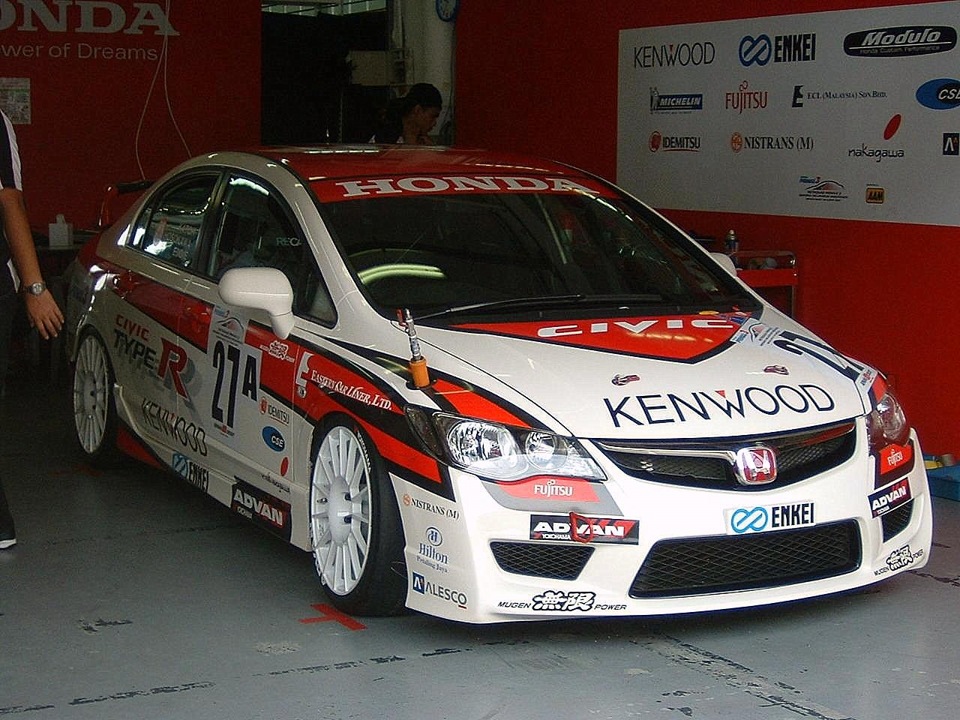 Civic TypeR FD2 на треке 1