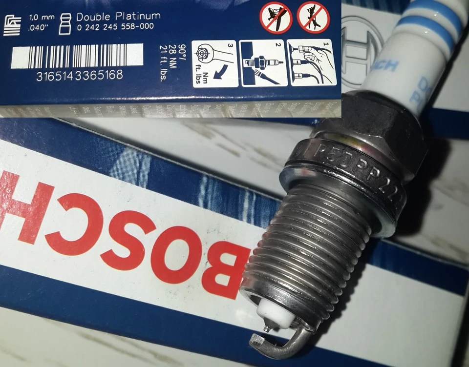 Заміна свічок запалювання Bosch Double platinum