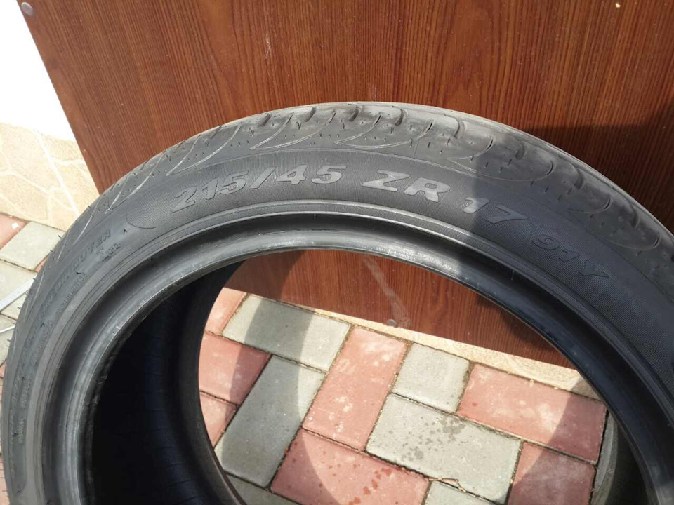 215/45/17 Pirelli Pzero Nero ПРОДАМ 3