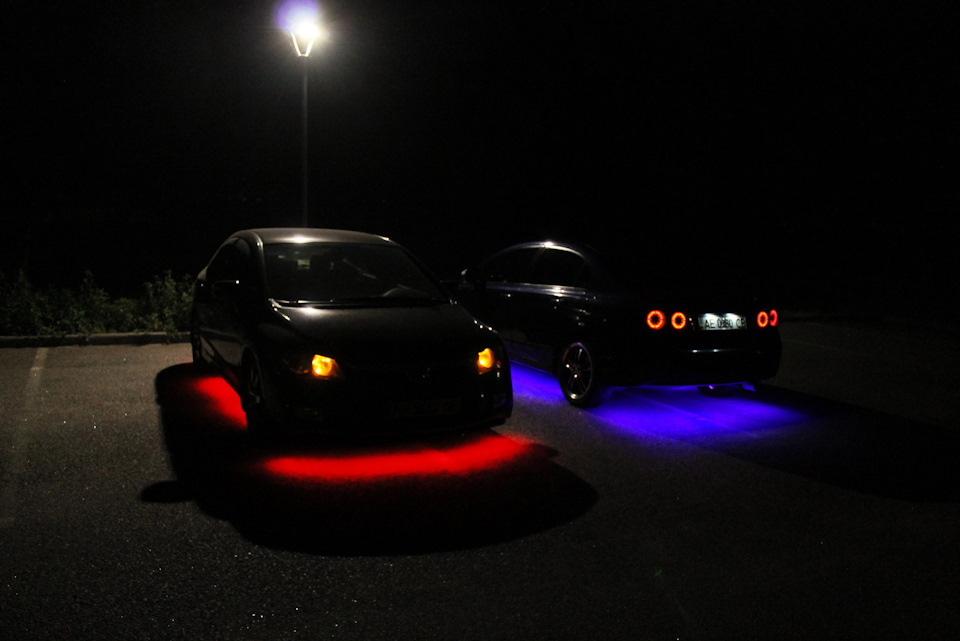 Підсвічування днища Honda Civic 4D. Фотосет з братенем))) 2