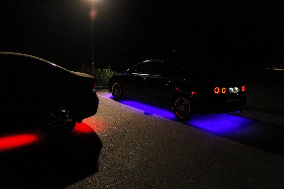 Підсвічування днища Honda Civic 4D. Фотосет з братенем))) 3