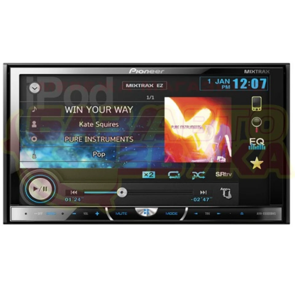 Перехідна рамка та Pioneer x4500dvd
