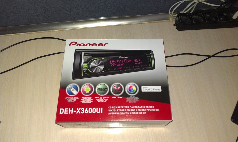 Голова pioneer deh-x3600ui. 1