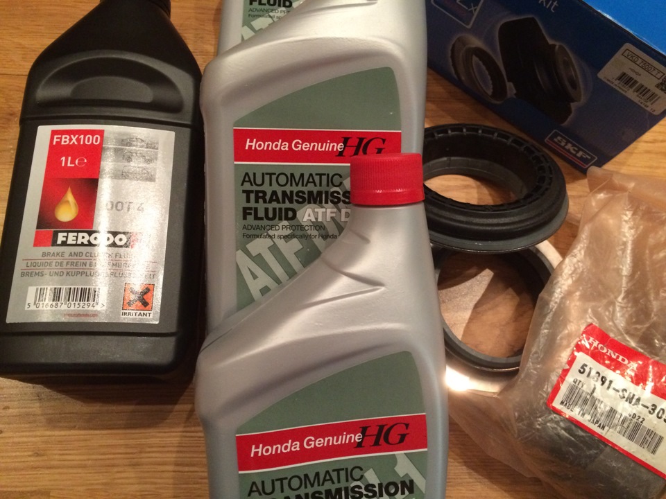 ТО гальмівна рідина, мастило в акпп Honda atf dw1 USA, опорні підшипники, сайлентблоки! 3