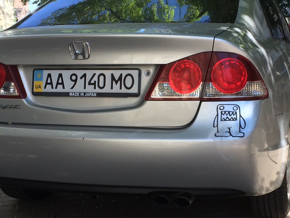 Задній бампер ч.2 + рамка made in Japan 2