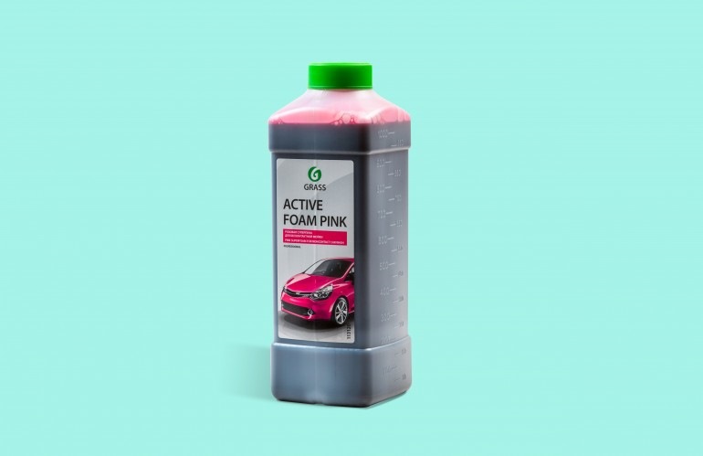 Мийка Grass Active Foam Pink 1