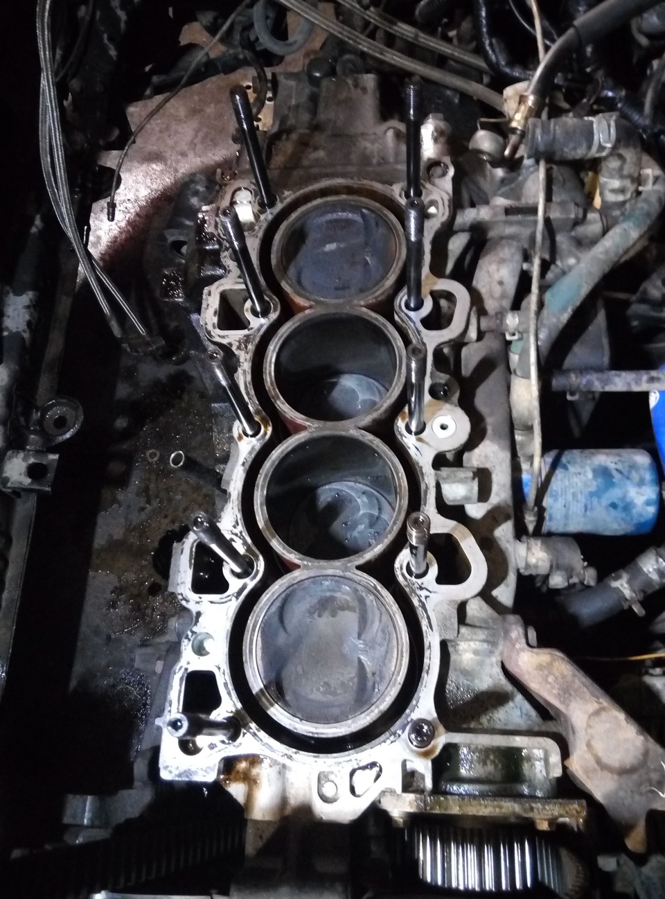 Розбір та дефектування мотора B18C4 Turbo та КПП S9B 5