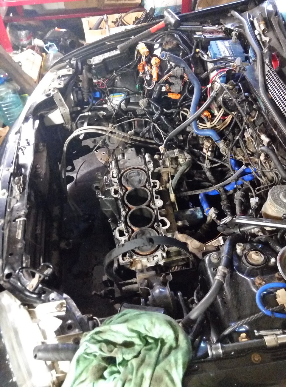 Розбір та дефектування мотора B18C4 Turbo та КПП S9B 4