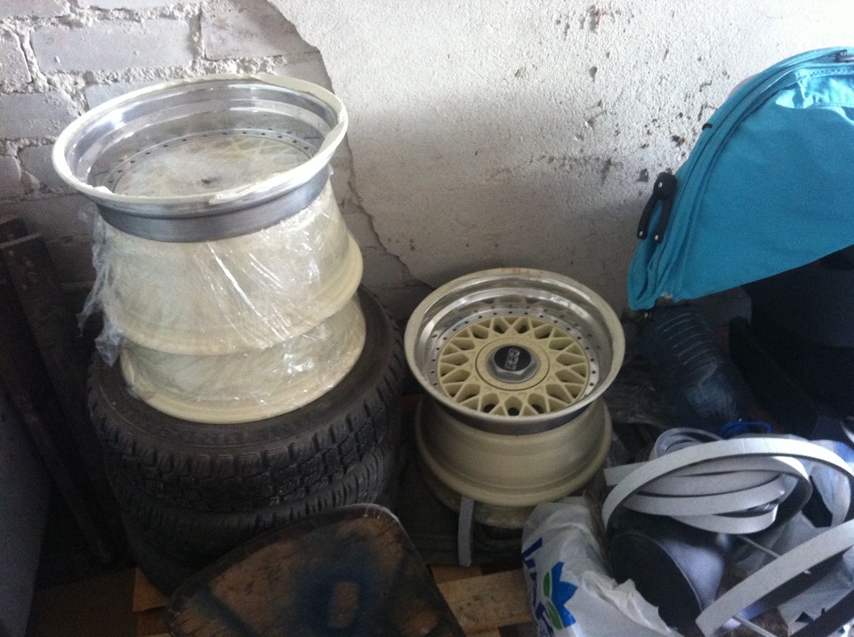 заміна кольору BBS та підготовка гуми. 5