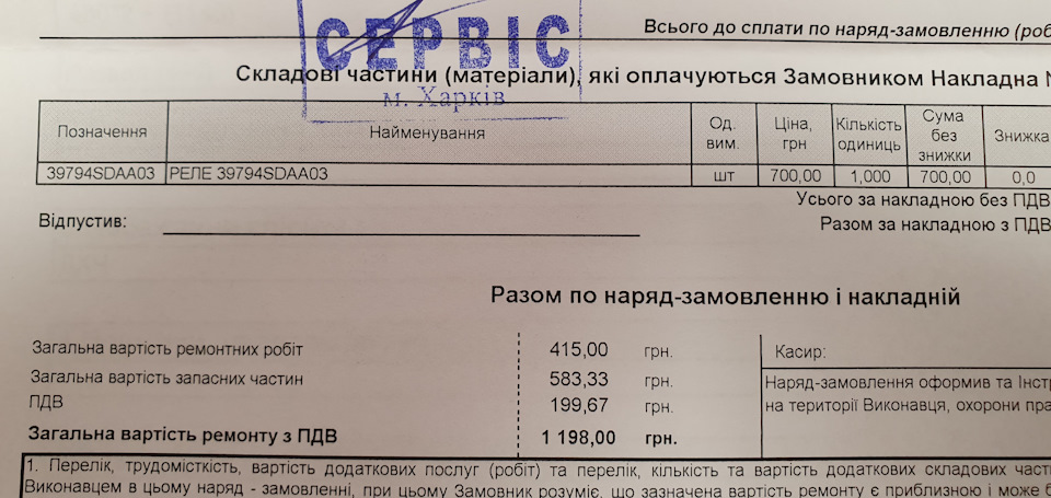 Всім привіт, пост більше на пам'ять, хоча коди з/ч кому допоможуть 4