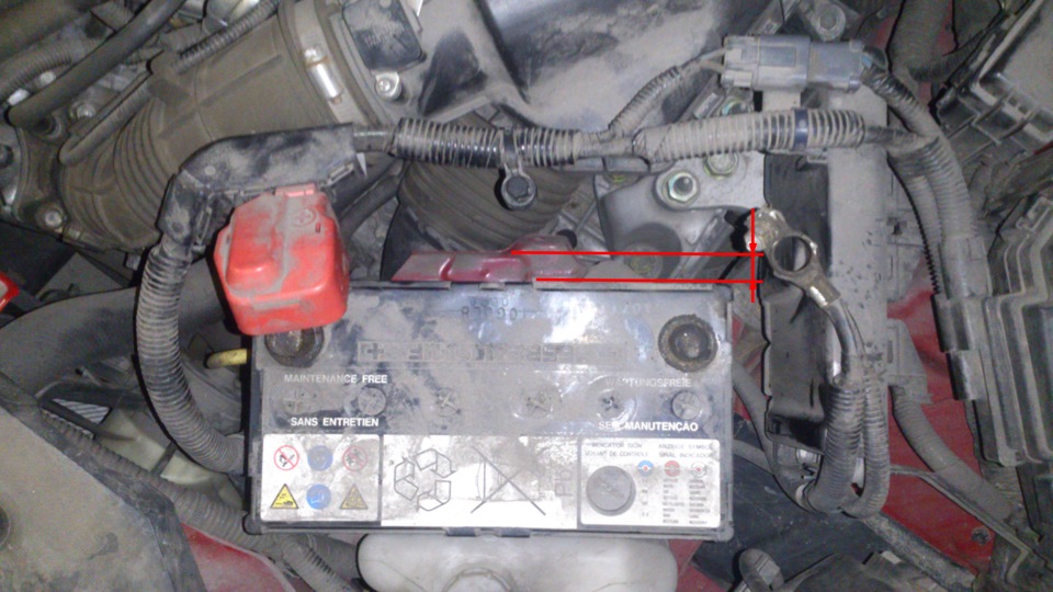 Заміна акумулятора Honda CRV III 3