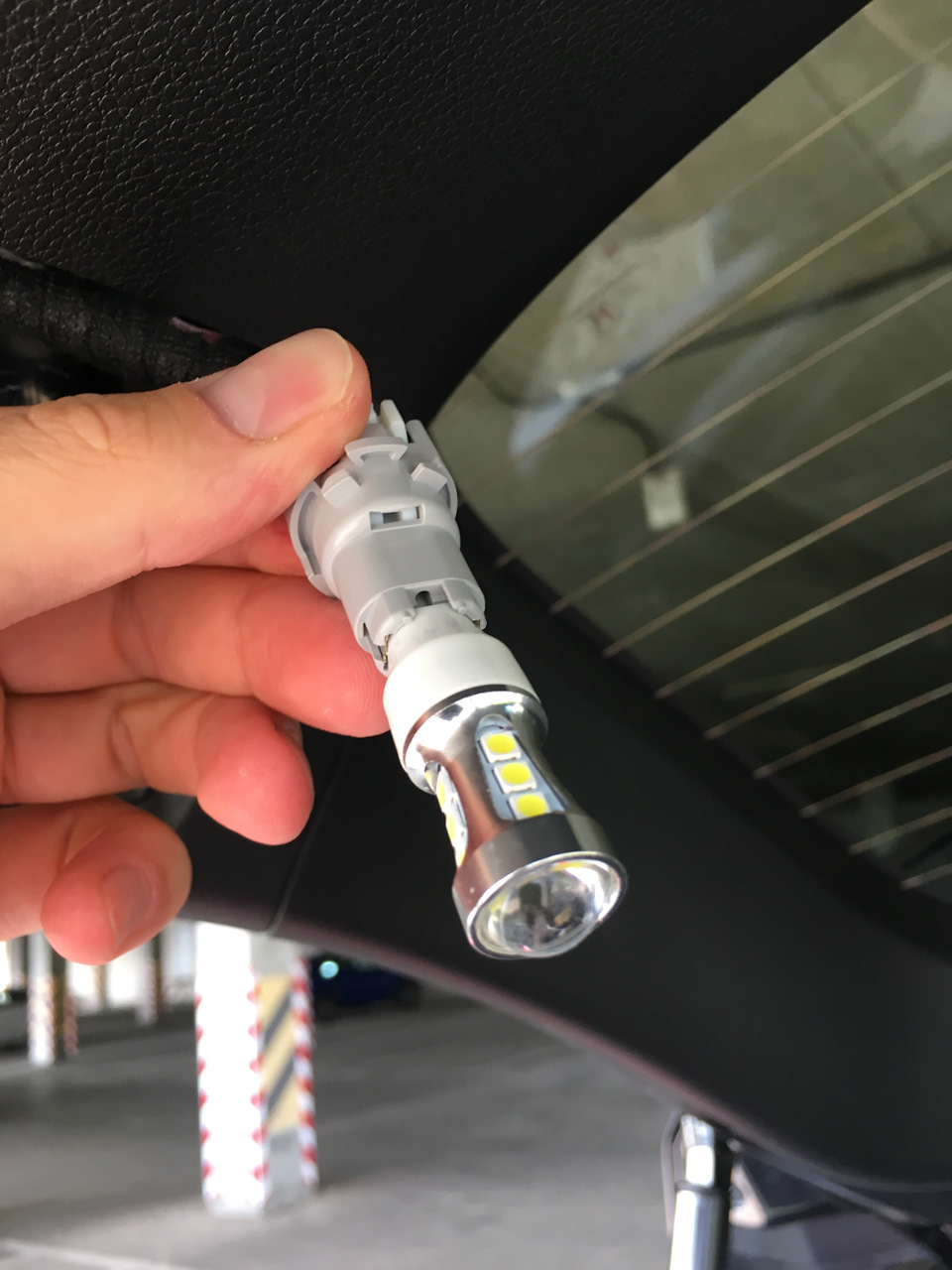 LED світло у ліхтарі заднього ходу Honda CR-V 5го покоління (Honda CR-V 5gen, LED reverse light) 4