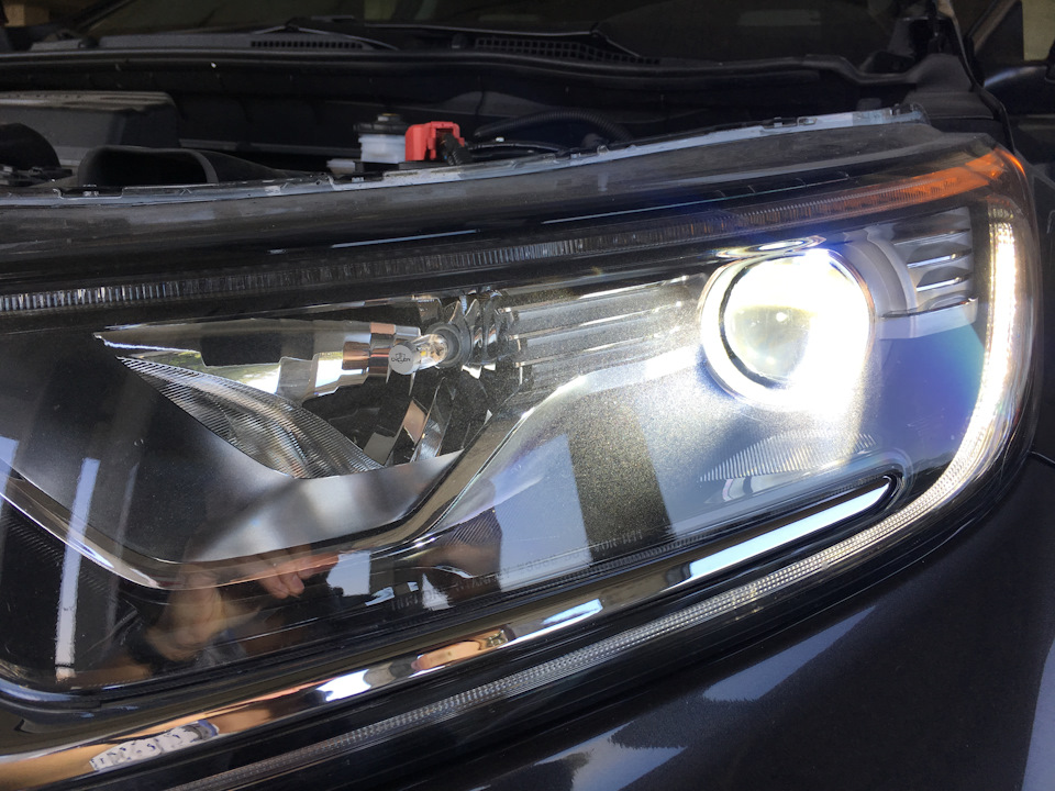 LED у ближнє та дальнє світло Honda CR-V 5го покоління. Headlight LED, Honda CR-V 5gen. 5