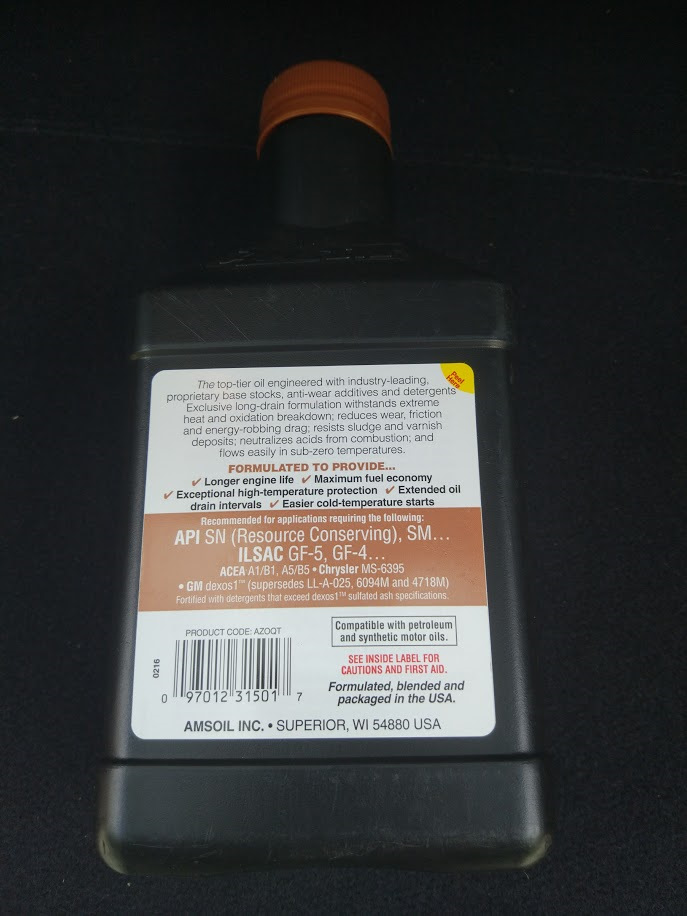 Amsoil SS 0w30 2