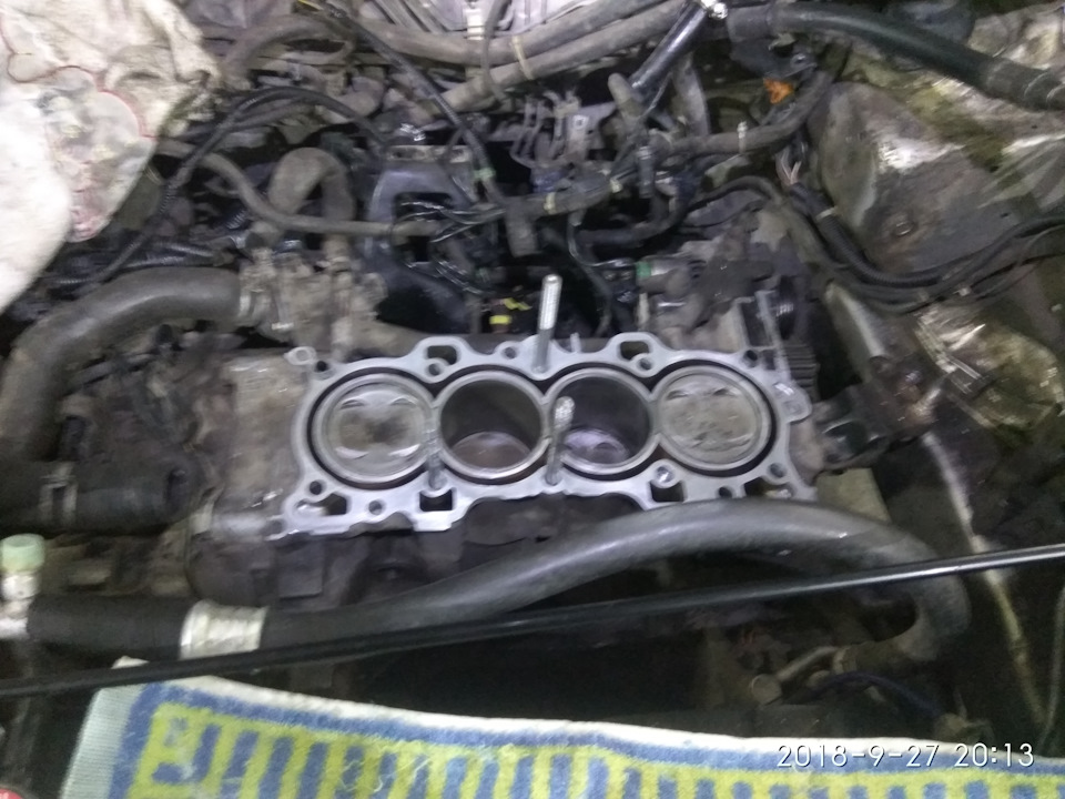 Honda cr-v rd1 вода в цилиндрах 1