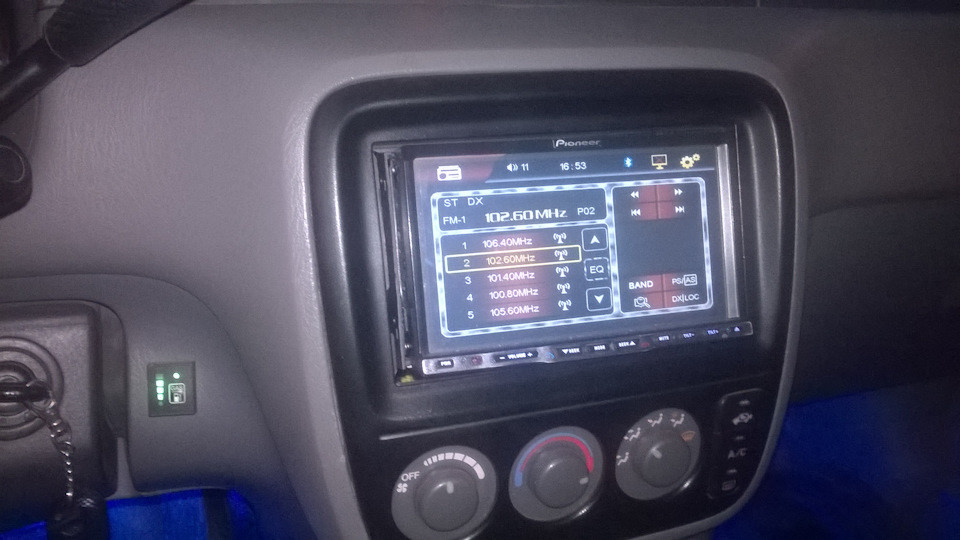 2 din Pioneer + камера заднього виду 2