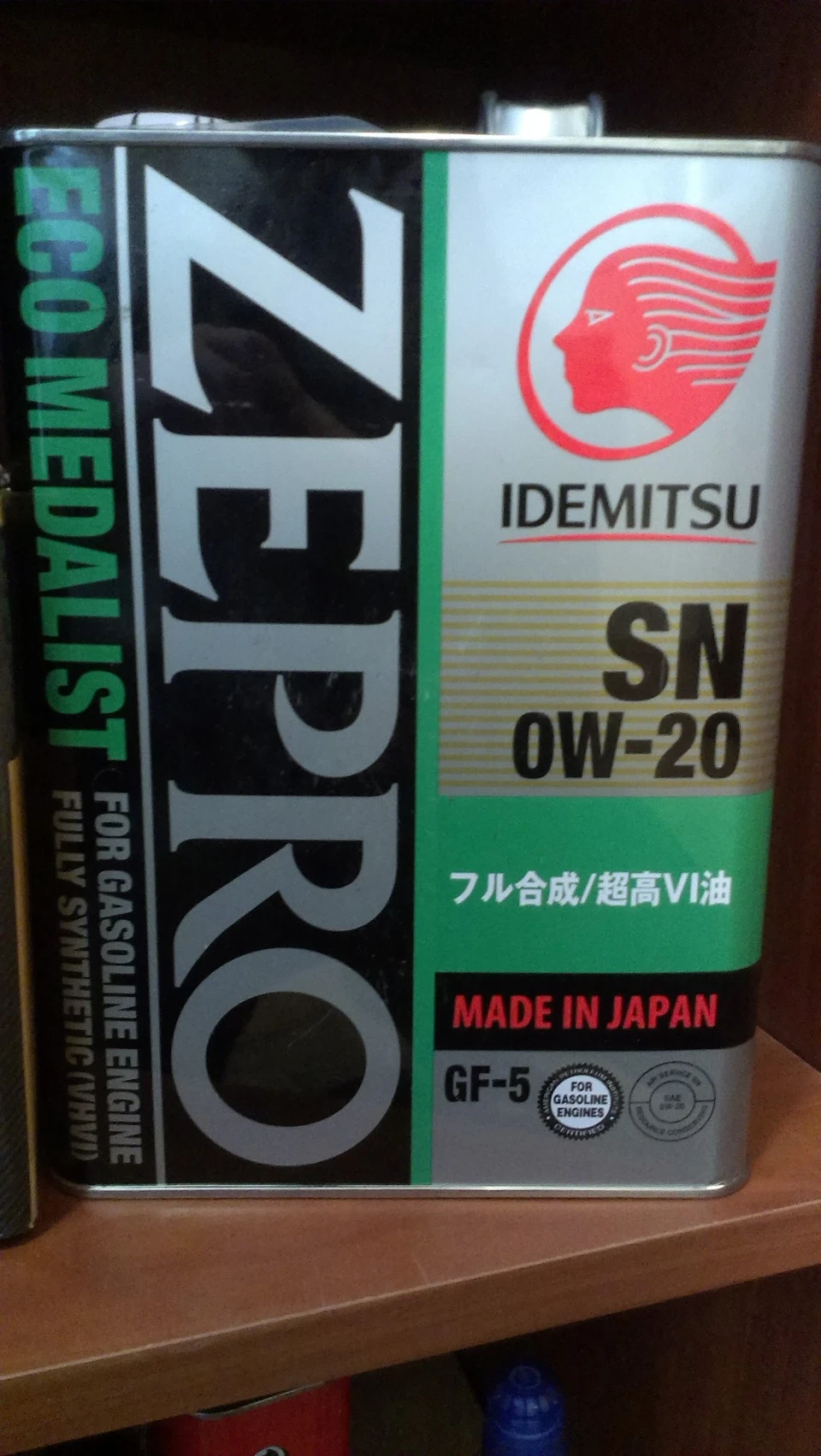 idemitsu zepro sn 0w-20