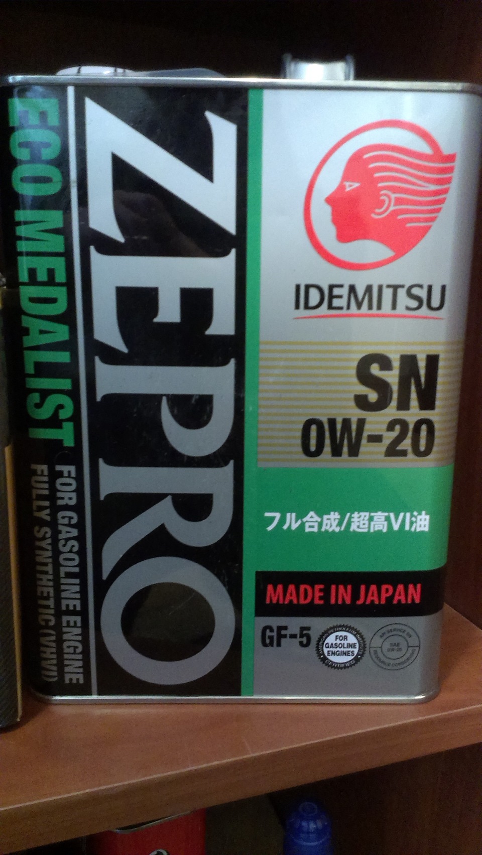 idemitsu zepro sn 0w-20 1