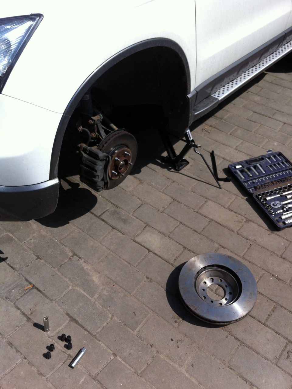 Великим колесам великі гальма, встановлення Big Brake Kit BREMBO Часть1 1