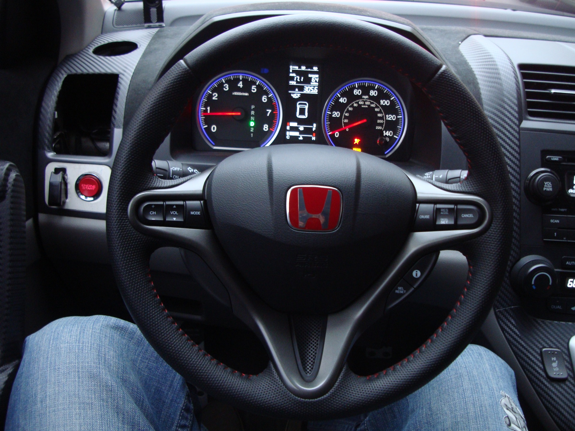 Встановлення керма від CIVIC Type-R 1