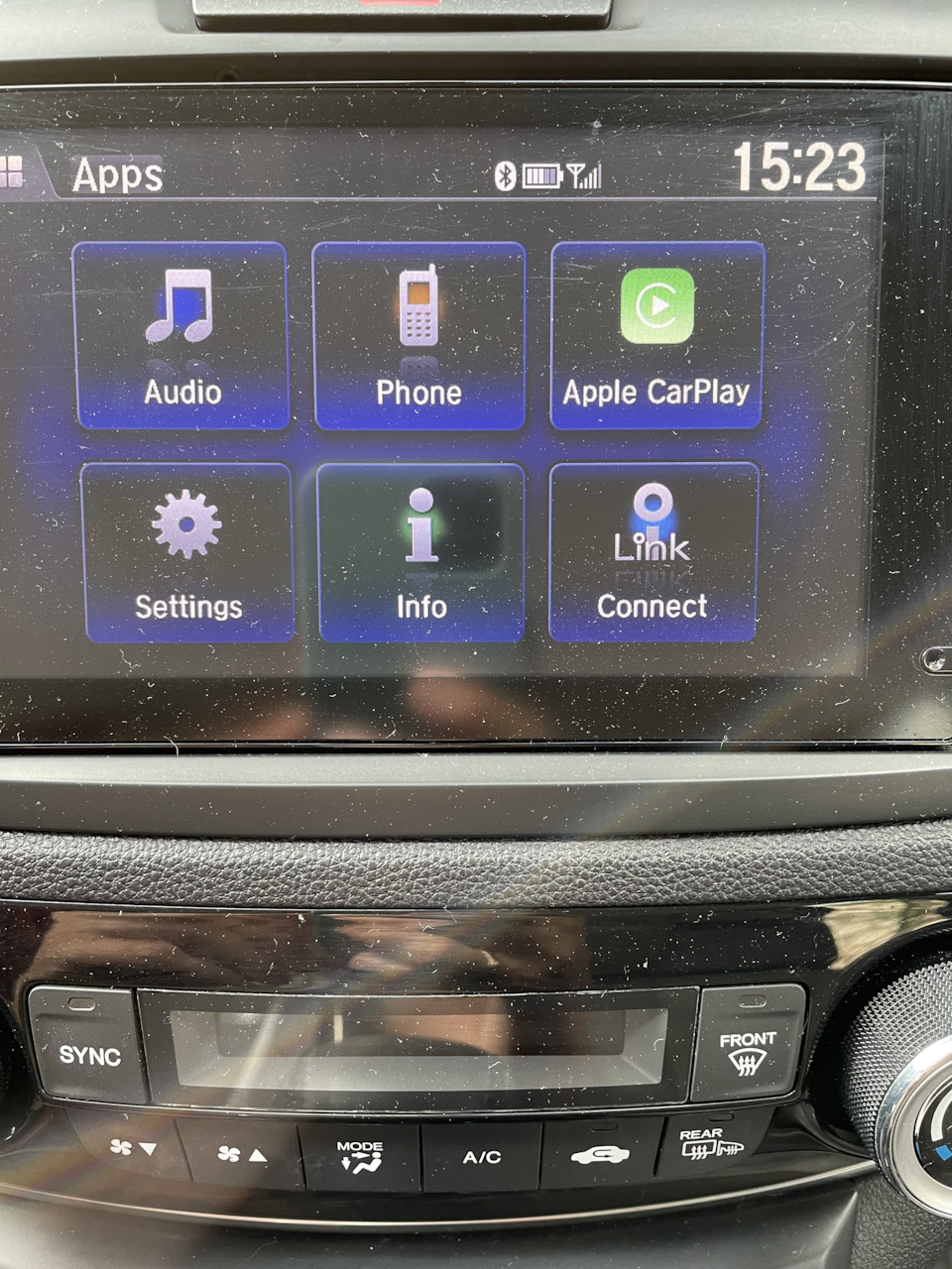 Установка Apple CarPlay Honda CRV 2015-2016 EX и EXL USA 2