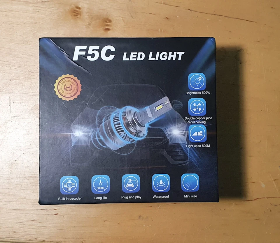 установка LED F5C на ближнє світло