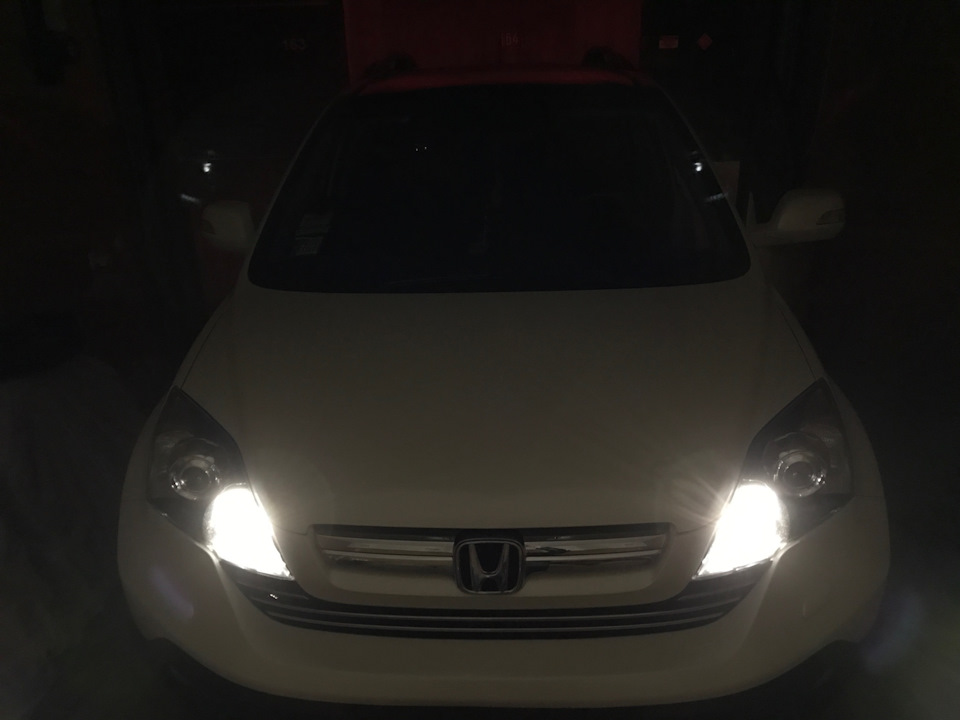 Діоди в габарити та підсвічування номера HONDA CRV-3 3