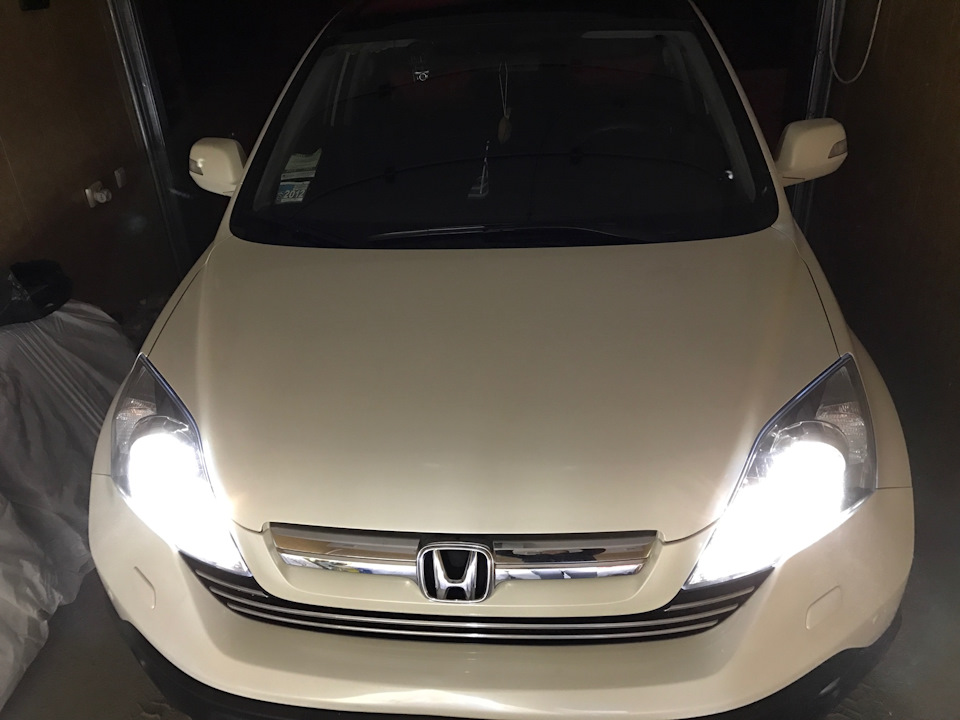 Діоди в габарити та підсвічування номера HONDA CRV-3 4