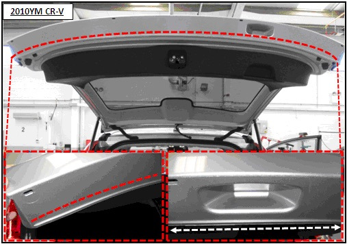HONDA CRV-3 / Ущільнювач лобового скла GAZ - Tailgate Dripping Repair Kit 3