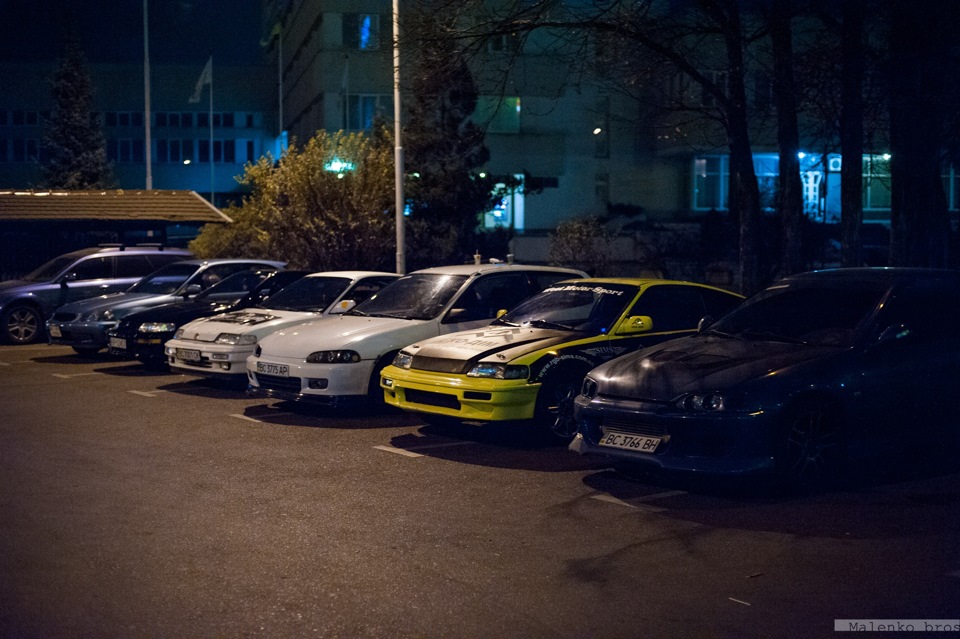 Honda's night. 2