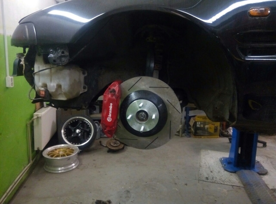 Свап гальм 330/282+розвали Skunk2+гайки Rays та рідкісний фетишний ніштяк))) 2