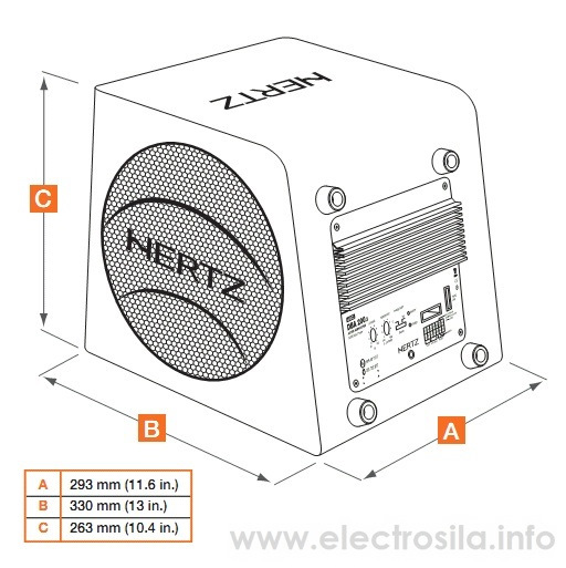 Сабвуфер HERTZ dba 200.3 1