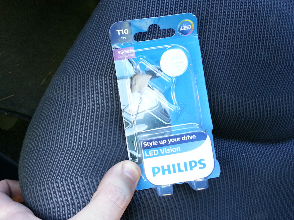 Світлодіодизація - частина 1: Led габарити Philips Led Vision 1