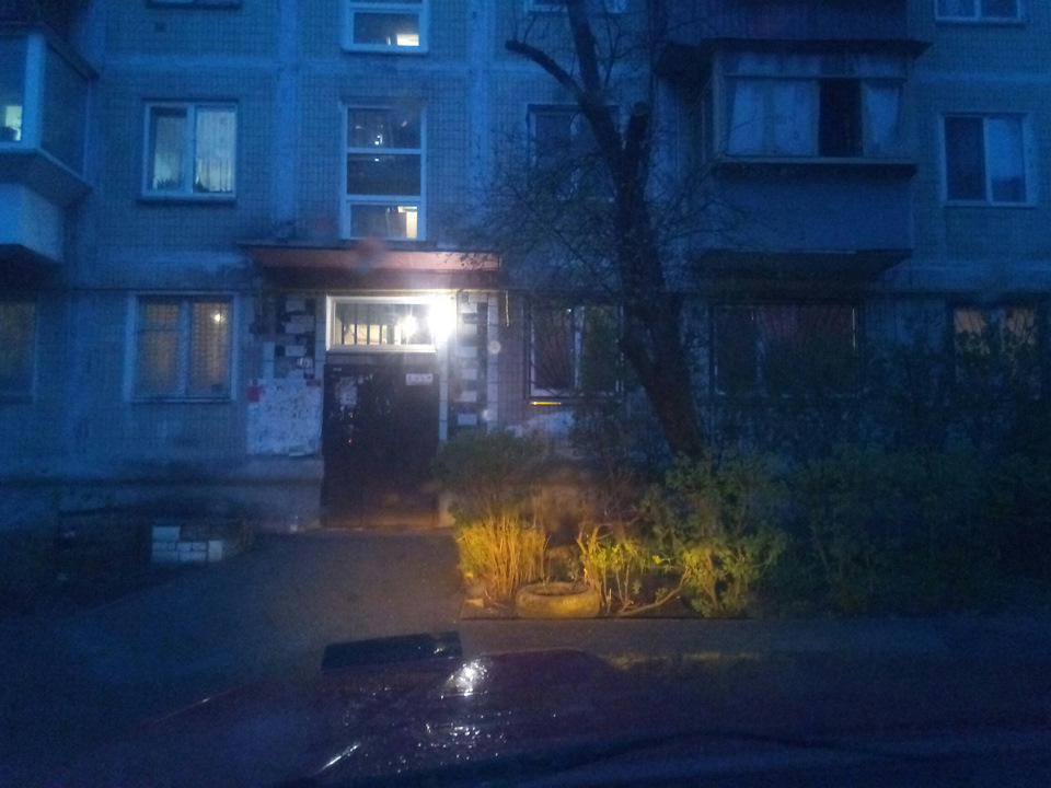 LED фари в дії 1