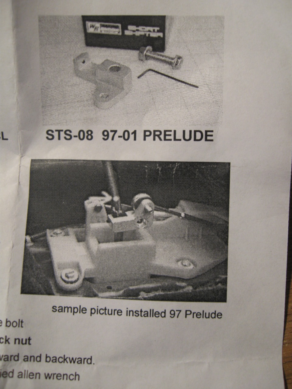 Short shifter adaptor Weapon R. 3