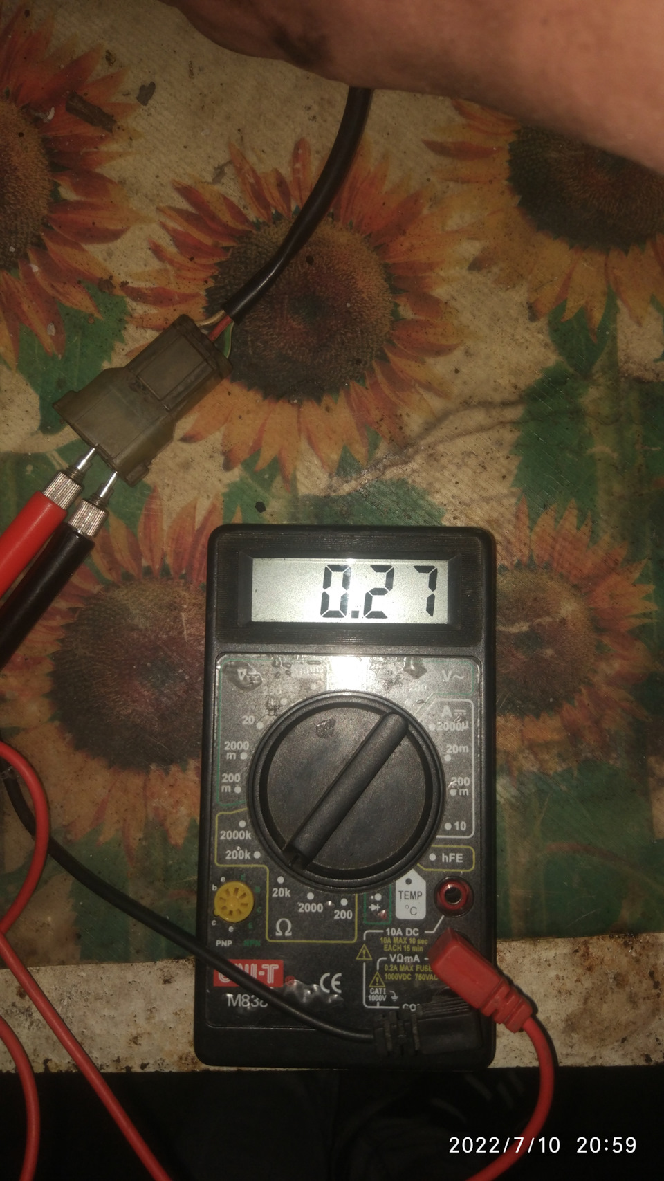 Датчик положення дросельної заслінки (калібрування) Honda DualCarb 2