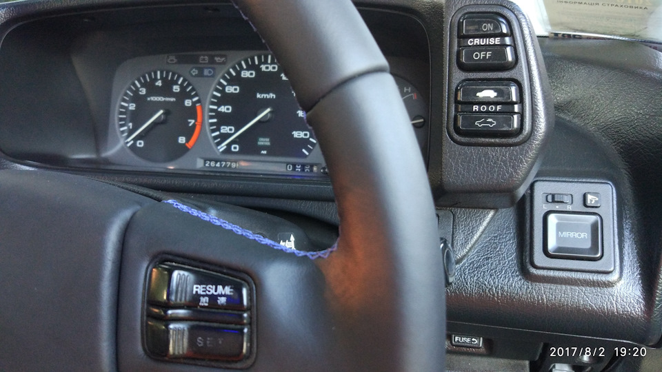 Круїз-контроль, електролюк, дзеркала Honda Prelude BA5 1
