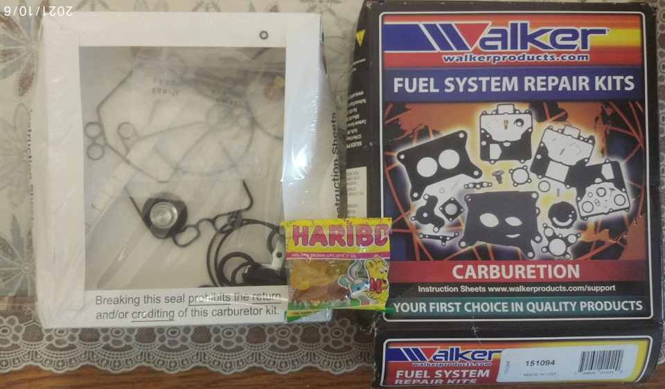 Новий ремкомплект на PGM Dual Carb Keihin Honda Prelude III Walker Products 151094 Carburetor Kit 1