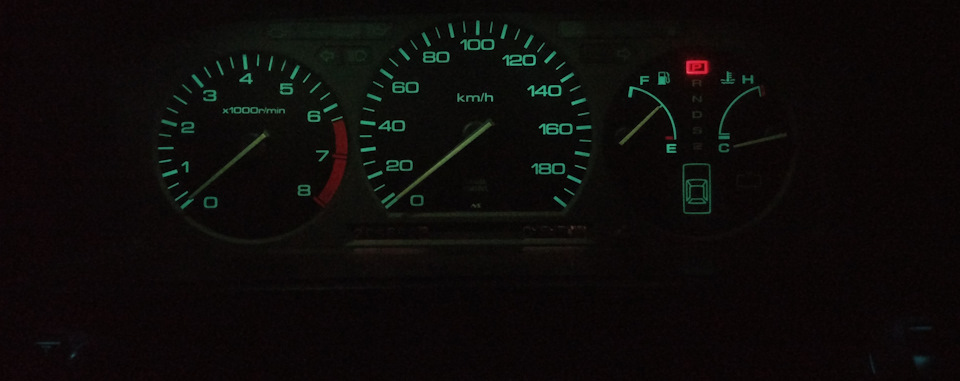 Пересвіт Підсвічування панелі приладів Honda Prelude BA4 BA5 1