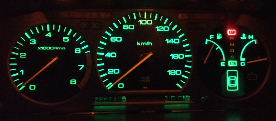Пересвіт Підсвічування стрілок панелі приладів Honda Prelude BA4 BA5 4