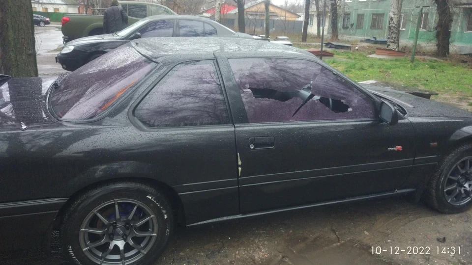 ТЕРМІНОВО! В УКРАЇНІ! Праве скло дверей HONDA PRELUDE III