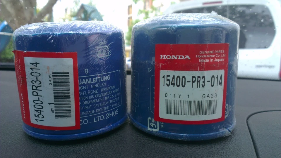 Олійні фільтри Honda 15400-PR3-014(Оригінал і не дуже)
