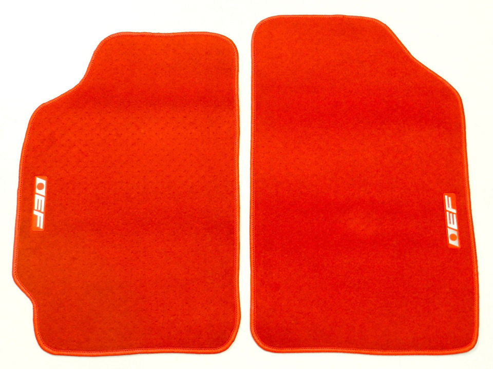 Red floor mats 2