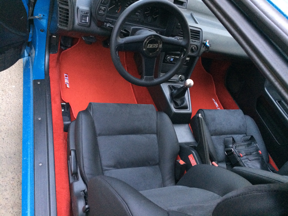 Red floor mats 5