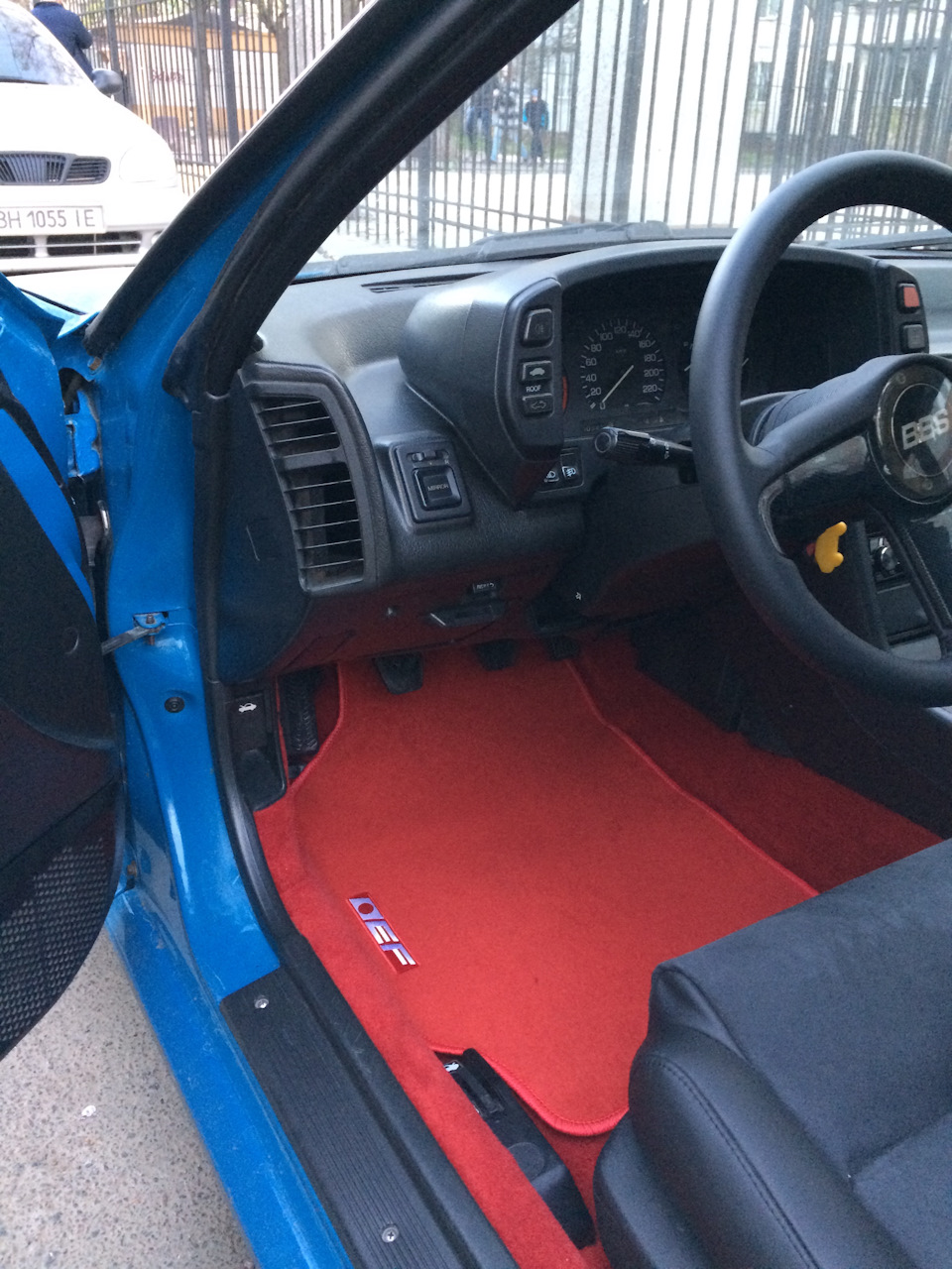 Red floor mats 4