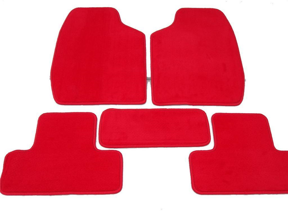 Red floor mats 1