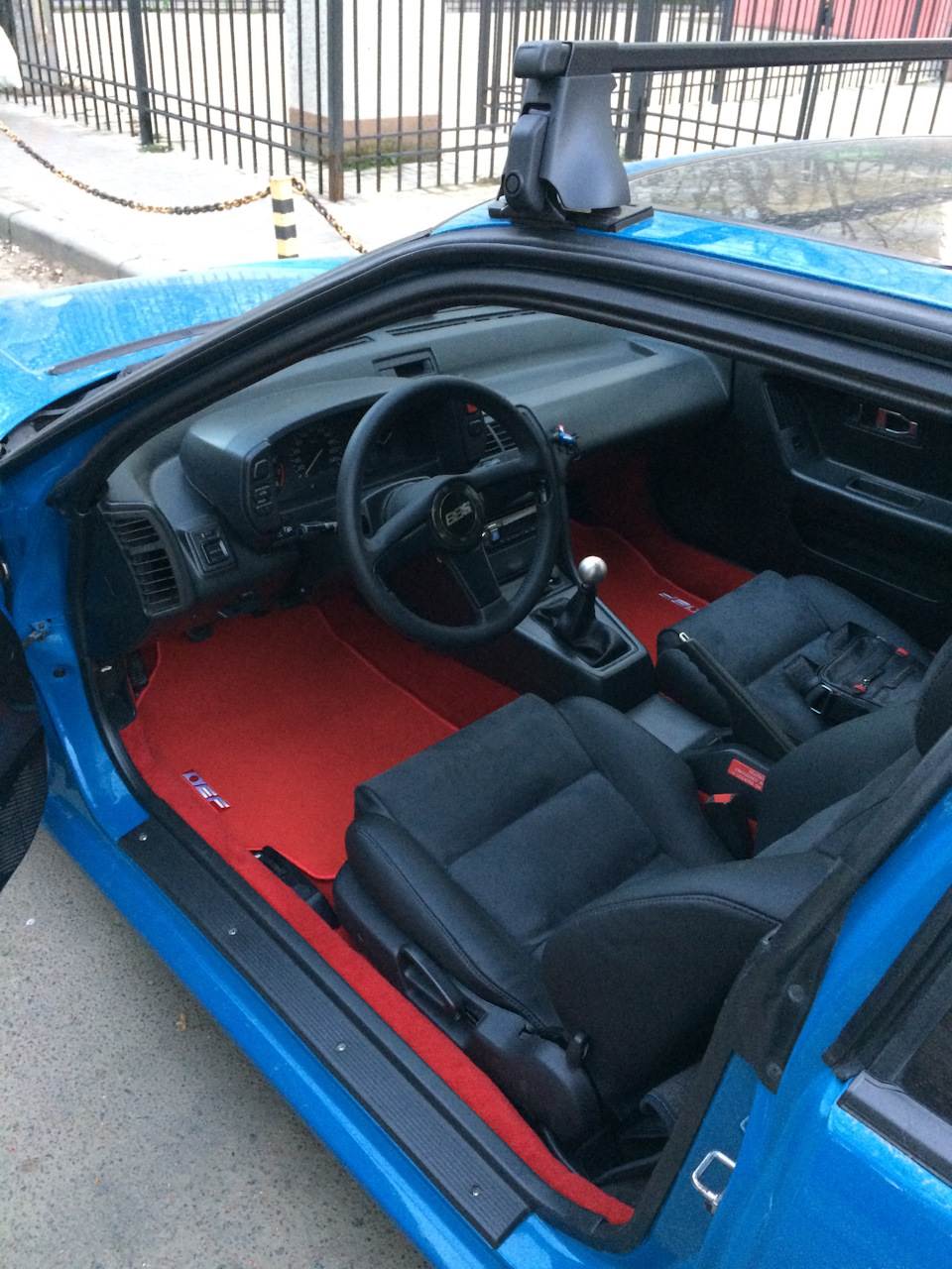 Red floor mats 3