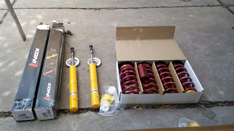 Koni yelow sport + койловери Ground Control 4
