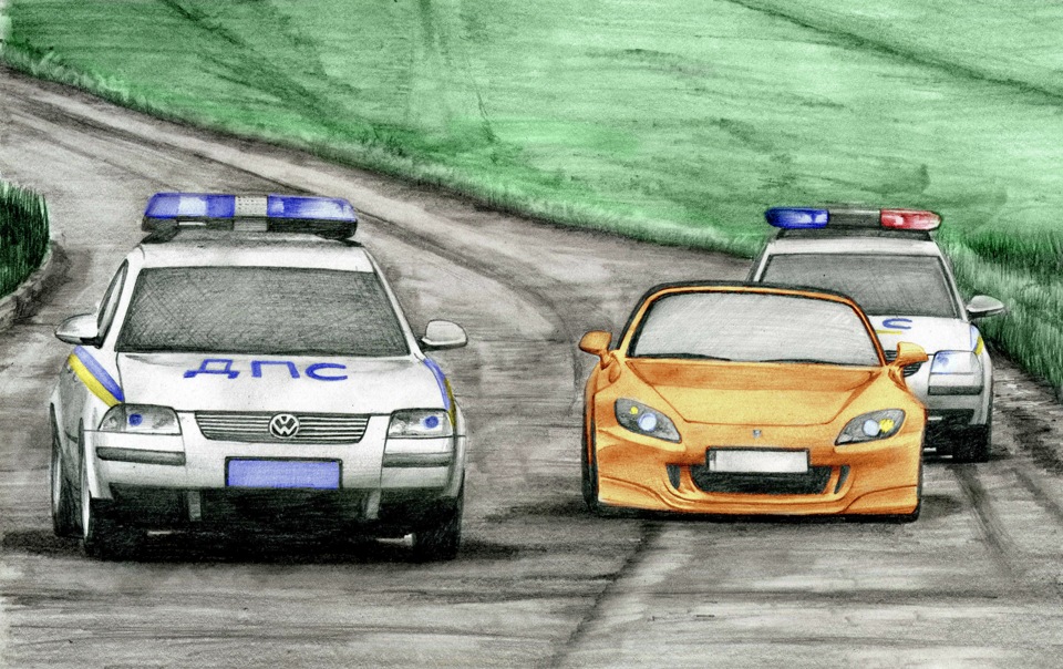 ШаРж HoNdA S2000 погоня… 1